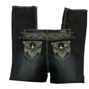 ZCO Women's Embellished dark  Jeans